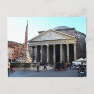 Carte Postale Le Panthéon à Rome, Italie