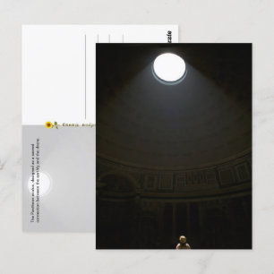 Carte Postale Le Panthéon Oculus, Rome, Italie -