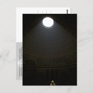 Carte Postale Le Panthéon Oculus, Rome, Italie -