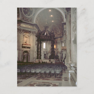 Carte Postale Le pape Jean-Paul II dans la galerie à Saint Pierr