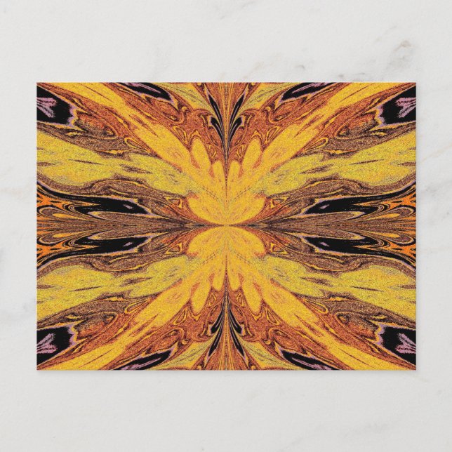 Carte Postale Le papillon de sable (Devant)