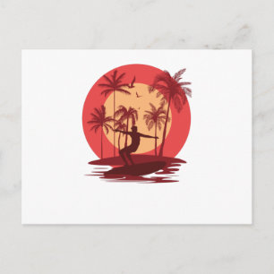 Carte Postale Le paradis du surf