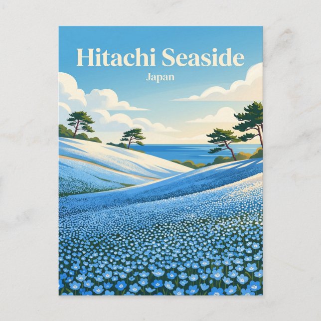 Carte Postale Le parc côtier d'Hitachi au Japon (Devant)