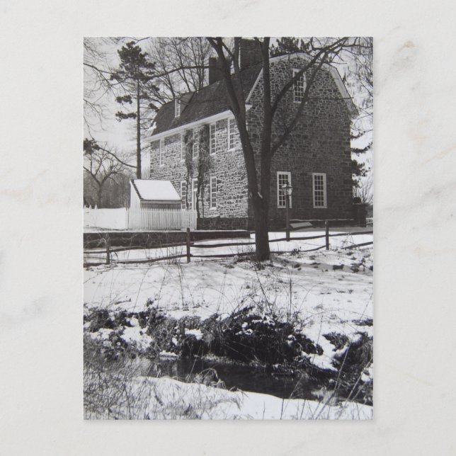 Carte Postale Le parc Graeme dans la neige - 1989 (Devant)