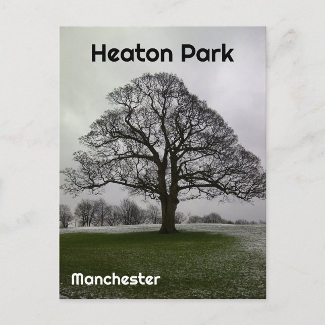 Carte Postale Le parc Heaton (Devant)