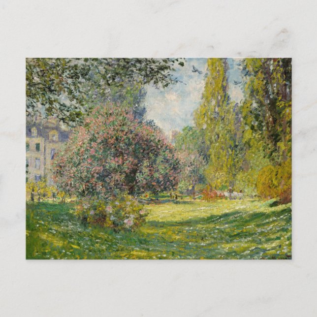 Carte Postale Le Parc Monceau - Claude Monet (Devant)