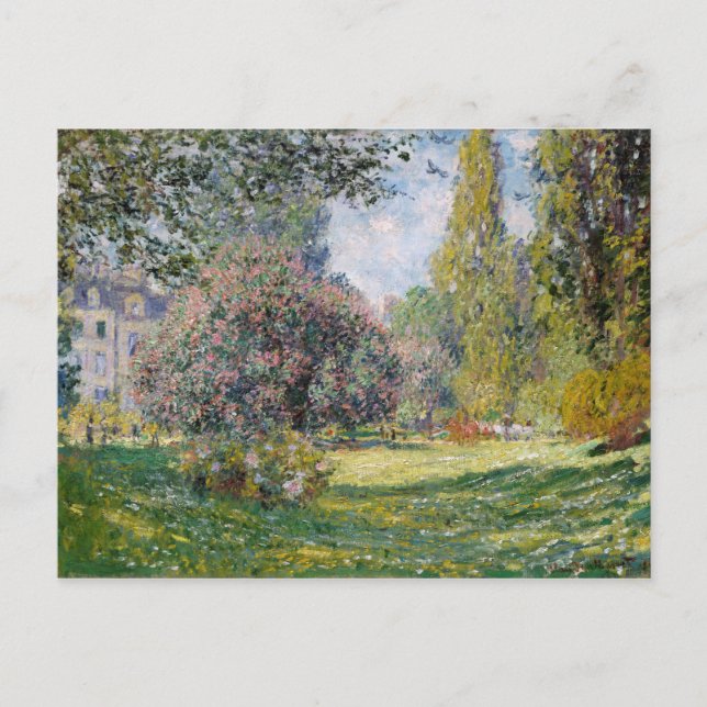 Carte Postale Le Parc Monceau - Claude Monet (Devant)