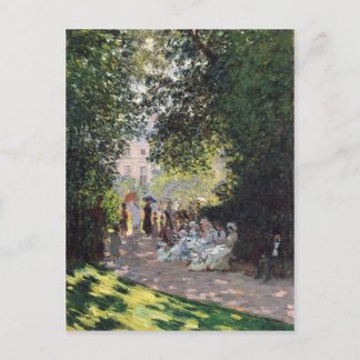 Carte Postale Le Parc Monceau - Claude Monet