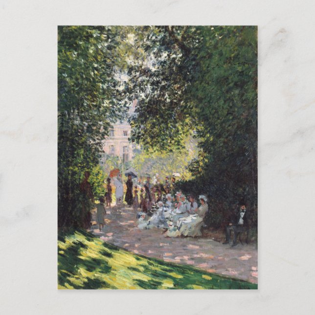 Carte Postale Le Parc Monceau - Claude Monet (Devant)
