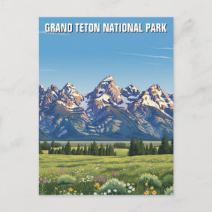 Carte Postale Le Parc national de Grand Teton