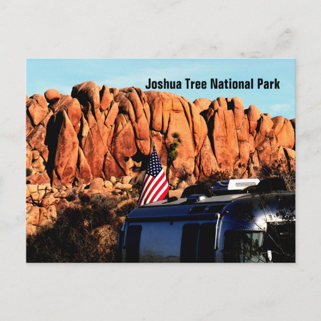 Carte Postale Le Parc national de Joshua Tree (Devant)