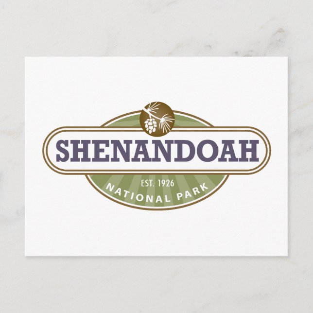 Carte Postale Le Parc national de Shenandoah (Devant)