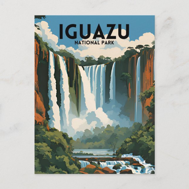 Carte Postale Le Parc national d'Iguazu (Devant)