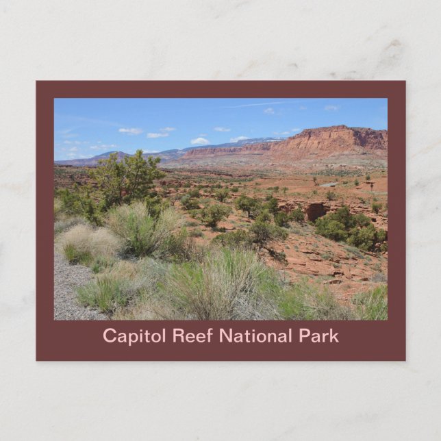 Carte Postale Le Parc national du Capitol Reef (Devant)