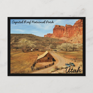 Carte Postale Le Parc national du Capitol Reef