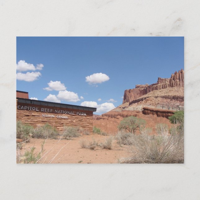 Carte Postale Le Parc national du Capitol Reef (Devant)