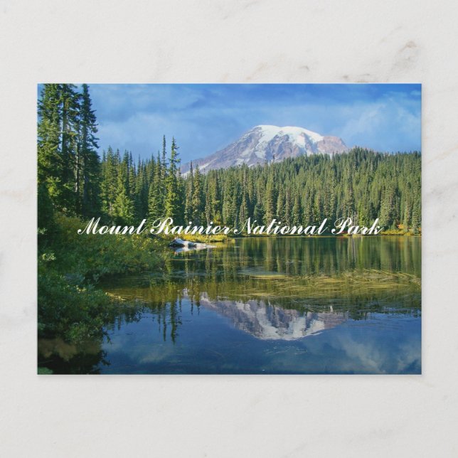 Carte Postale Le Parc national du Mont Rainier (Devant)