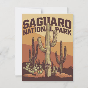 Carte Postale Le Parc national du Saguaro