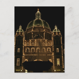 Carte Postale Le Parlement en soirée