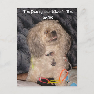 Carte Postale Le parti, le parti n'était pas pareil