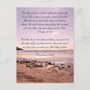 Carte Postale Le passage de la Bible, bord de mer