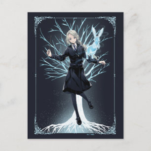 Carte Postale Le Patronus lapin d'Anime Luna Lovegood