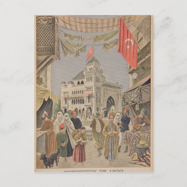 Carte Postale Le Pavillon turc à l'Universal (Devant)