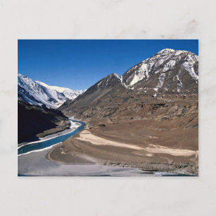 Carte Postale Le paysage stérile du Ladakh, au nord de l'Inde