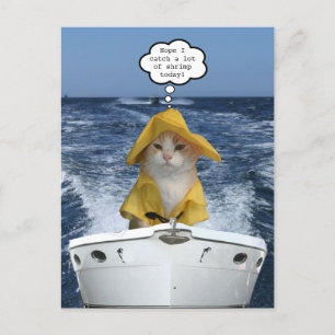 Carte Postale Le pêcheur El Gato (pêcheur de chat)