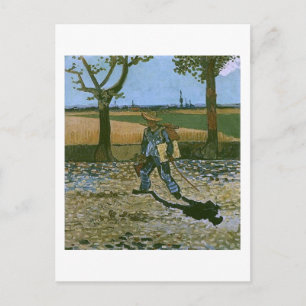 Carte Postale Le peintre sur son chemin de travail, Van Gogh Fin