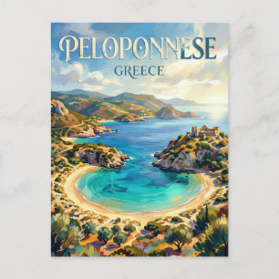 Carte Postale Le Péloponnèse Grèce