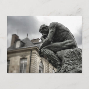 Carte Postale Le Penseur Rodin Paris Sculpture