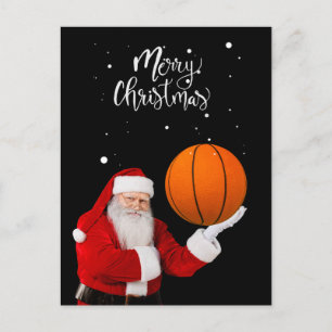 Carte Postale Le Père Noël joue avec Noël