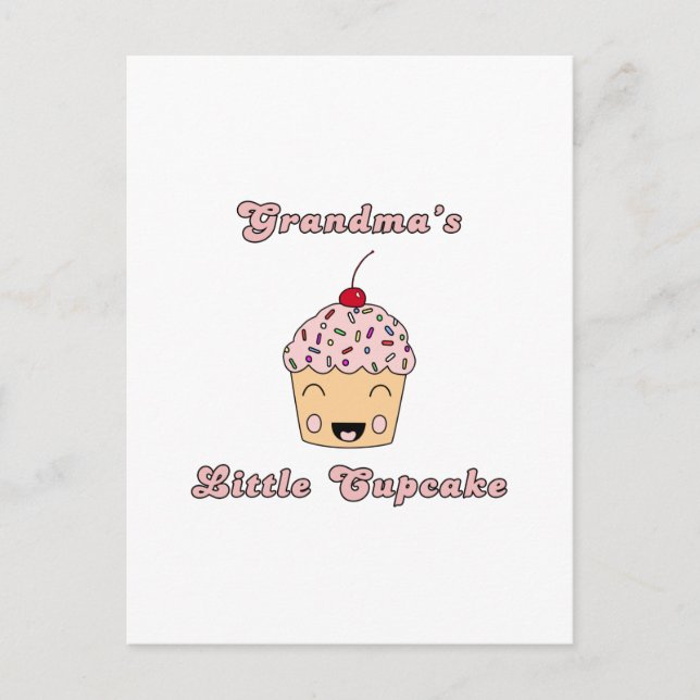Carte Postale Le petit gâteau de grand-mère (Devant)