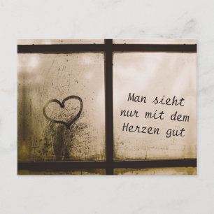 Carte Postale Le Petit Prince Zitat