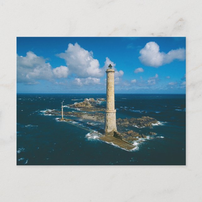 Carte Postale Le phare des Héaux de Bréhat - Côtes-d'Armor - Fra (Devant)