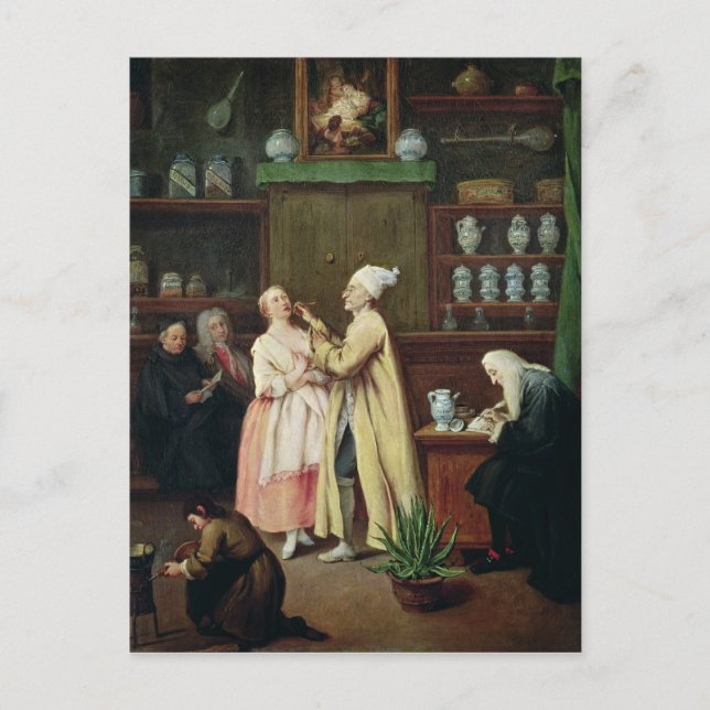 Carte Postale Le pharmacien (Devant)