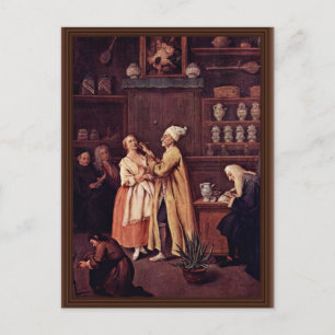 Carte Postale Le Pharmacien De Longhi Pietro (Meilleure Qualité)