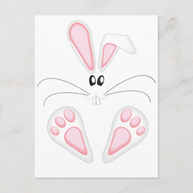Carte Postale Le pied du lapin (Devant)