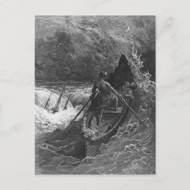 Carte Postale Le pilote tombe en panne (Devant)