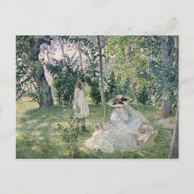 Carte Postale Le pique-nique, 1903 (Devant)