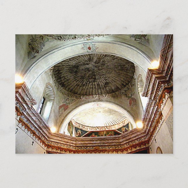 Carte Postale Le plafond de l'église San Xavier (Devant)