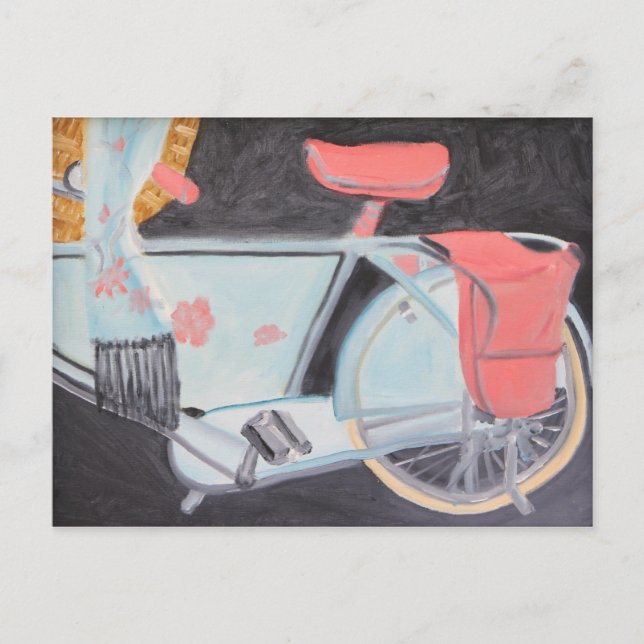 CARTE POSTALE LE PLUS BEAU VÉLO DE PARIS (Devant)