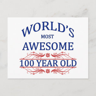 Carte Postale Le plus génial des 100 ans du monde