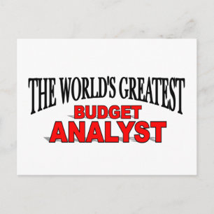 Carte Postale Le plus grand analyste budgétaire du monde