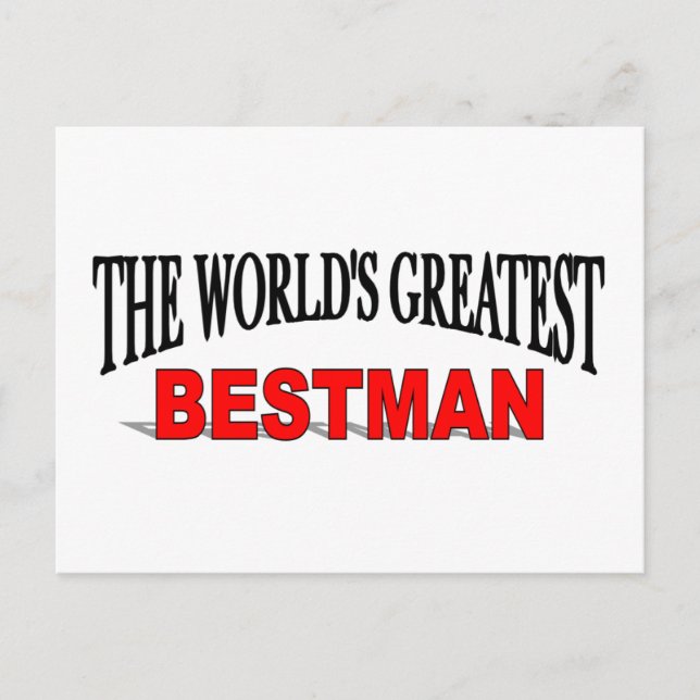 Carte Postale Le plus grand Bestman du monde (Devant)