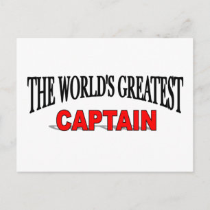 Carte Postale Le plus grand capitaine du monde