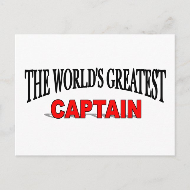 Carte Postale Le plus grand capitaine du monde (Devant)