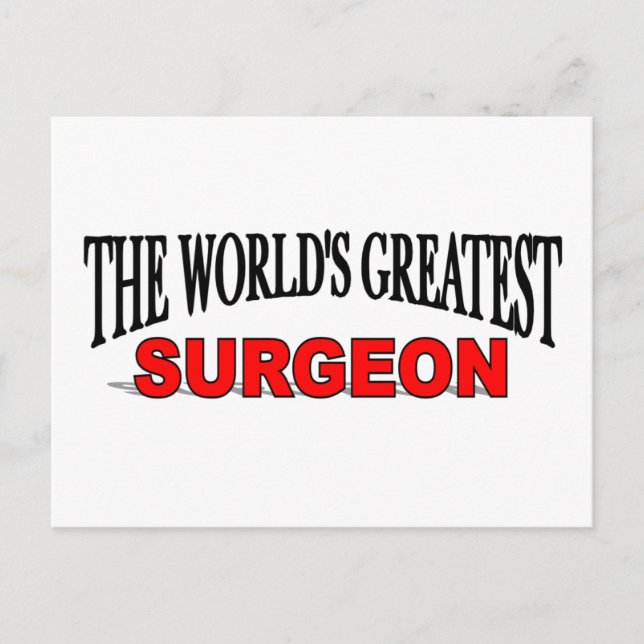 Carte Postale Le plus grand chirurgien du monde (Devant)