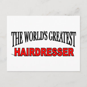 Carte Postale Le plus grand coiffeur du monde
